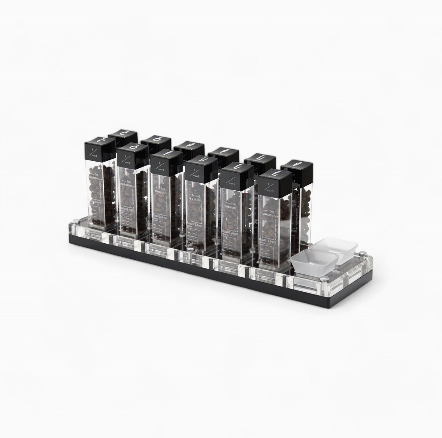 Premium Tubes Coffee Bean Cellars With Stand