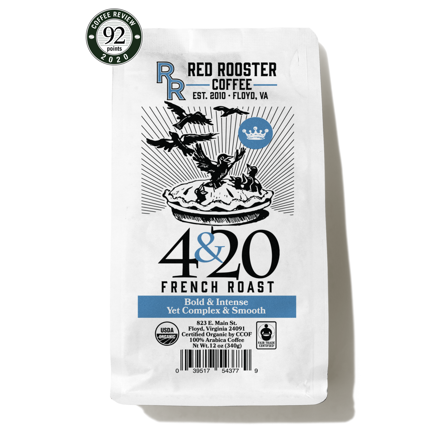 Sippd X Red Rooster Coffee Organic 4&20 French Roast