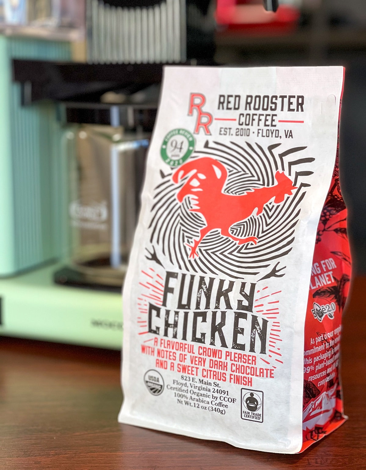 Sippd X Red Rooster Coffee Organic Funky Chicken