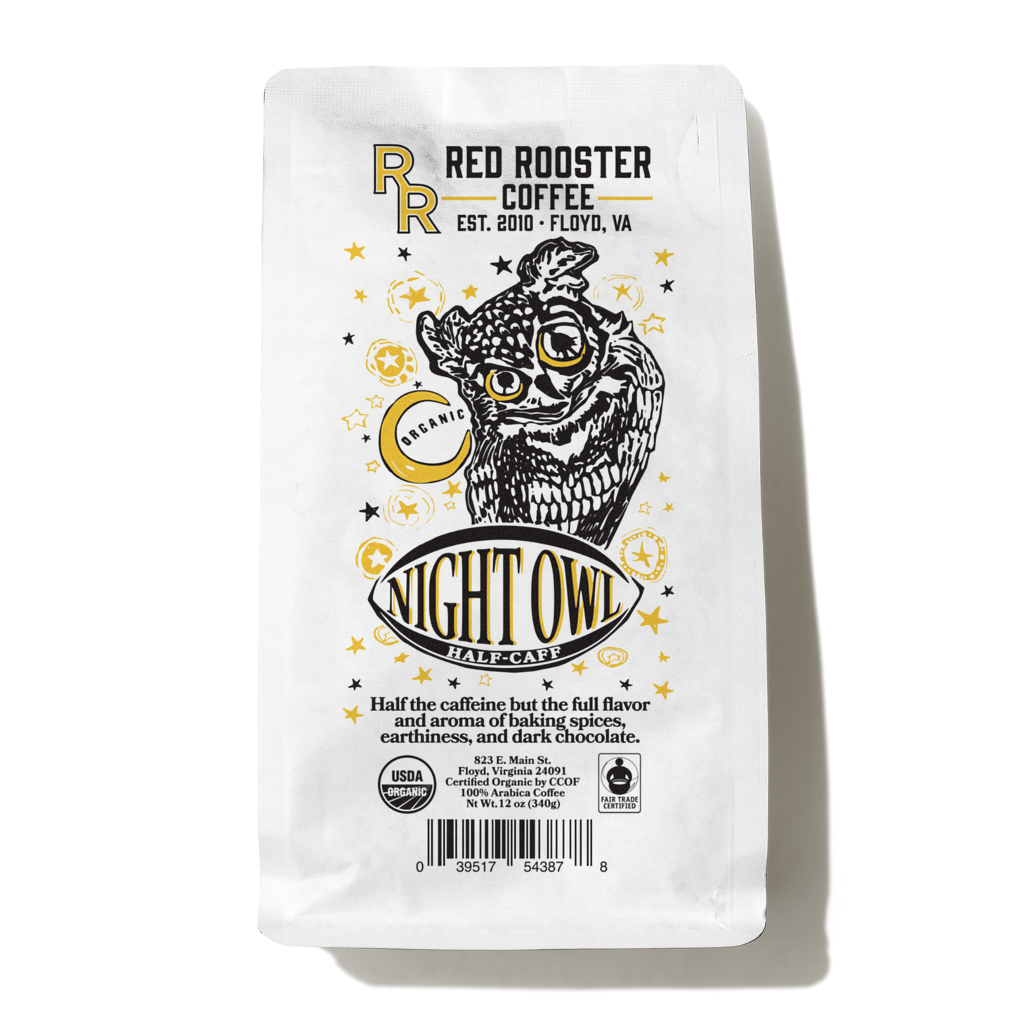 Sippd X Red Rooster Coffee Organic Night Owl Half-Caff