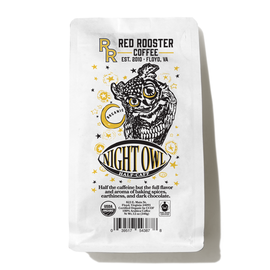 Sippd X Red Rooster Coffee Organic Night Owl Half-Caff