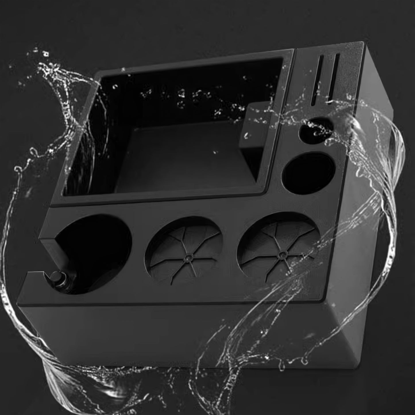 Espresso Knock Box and Tamp Station for Barista