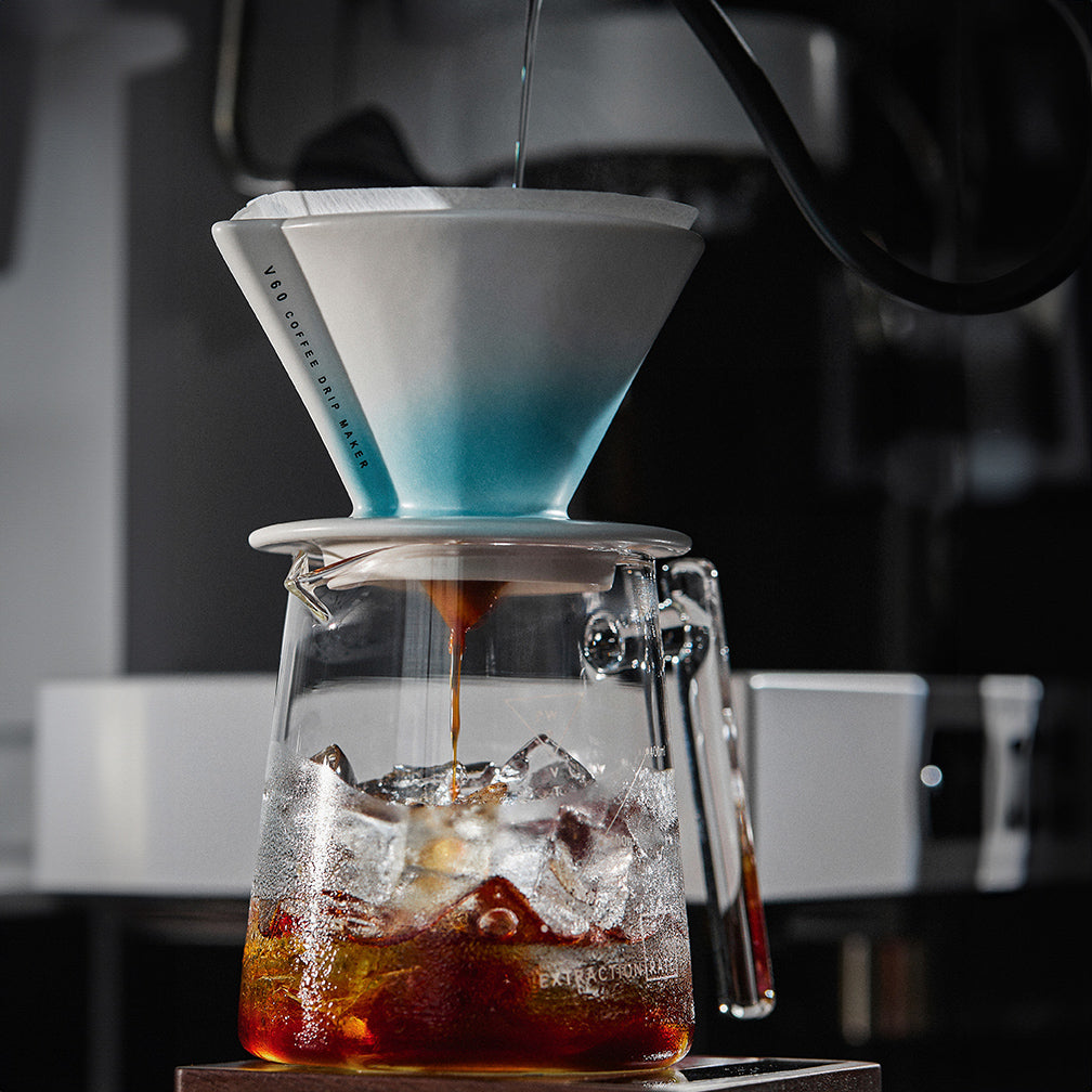 V60 Ceramic Pour Over Coffee Dripper with Sharing Pot