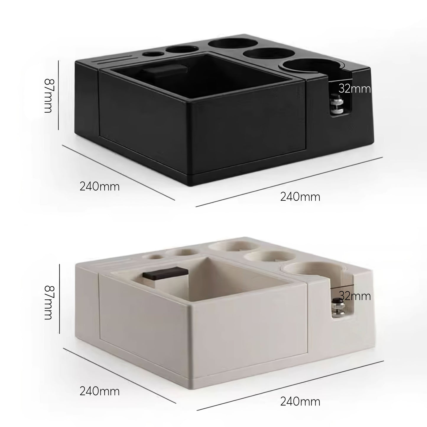 Espresso Knock Box and Tamp Station for Barista