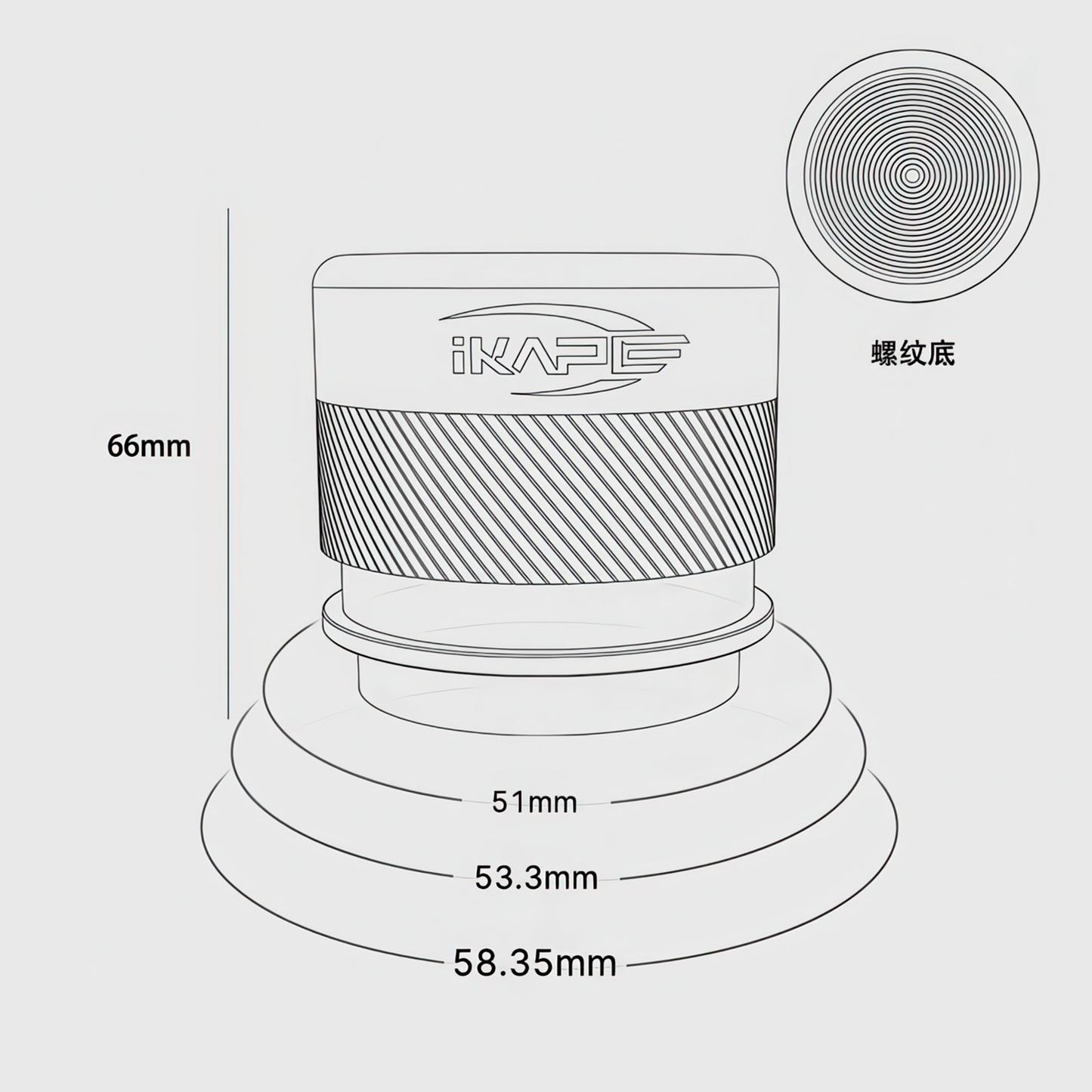 Black Edition Wooden Tamper And Distributor