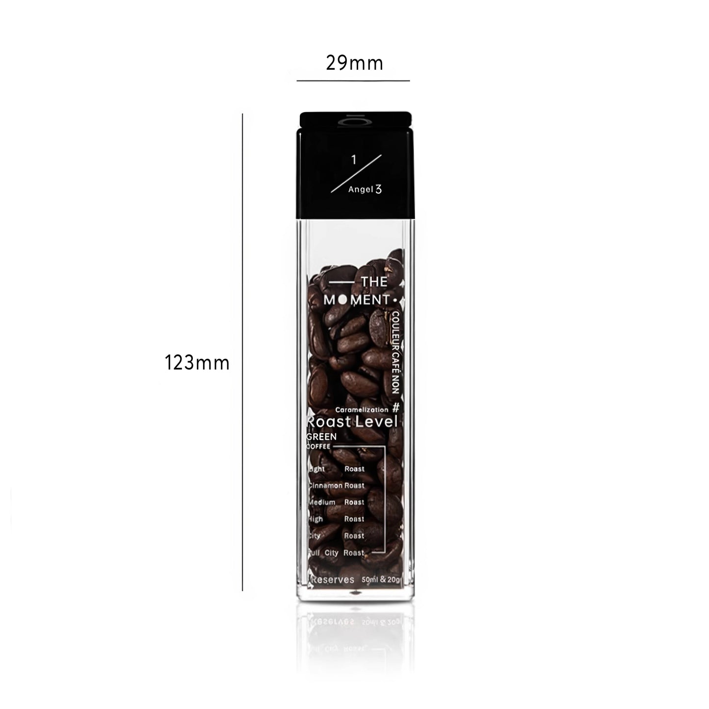 Premium Tubes Coffee Bean Cellars With Stand
