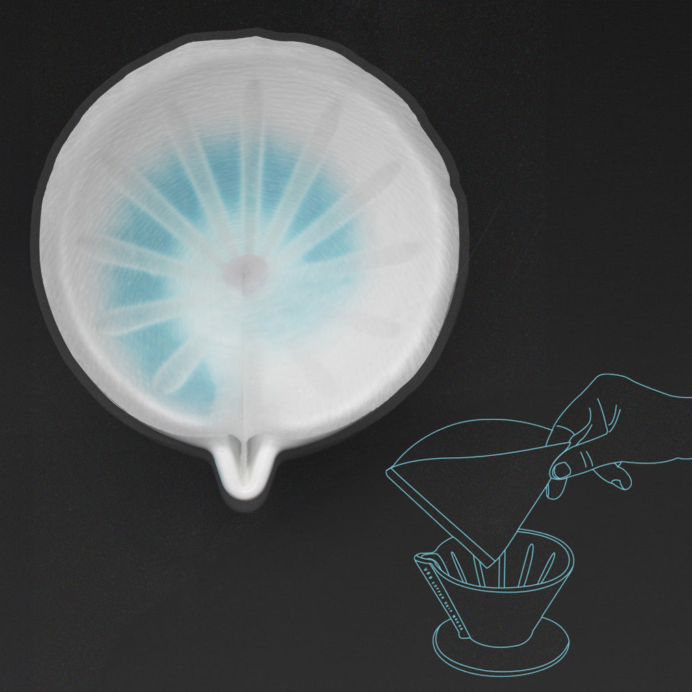 V60 Ceramic Pour Over Coffee Dripper with Sharing Pot