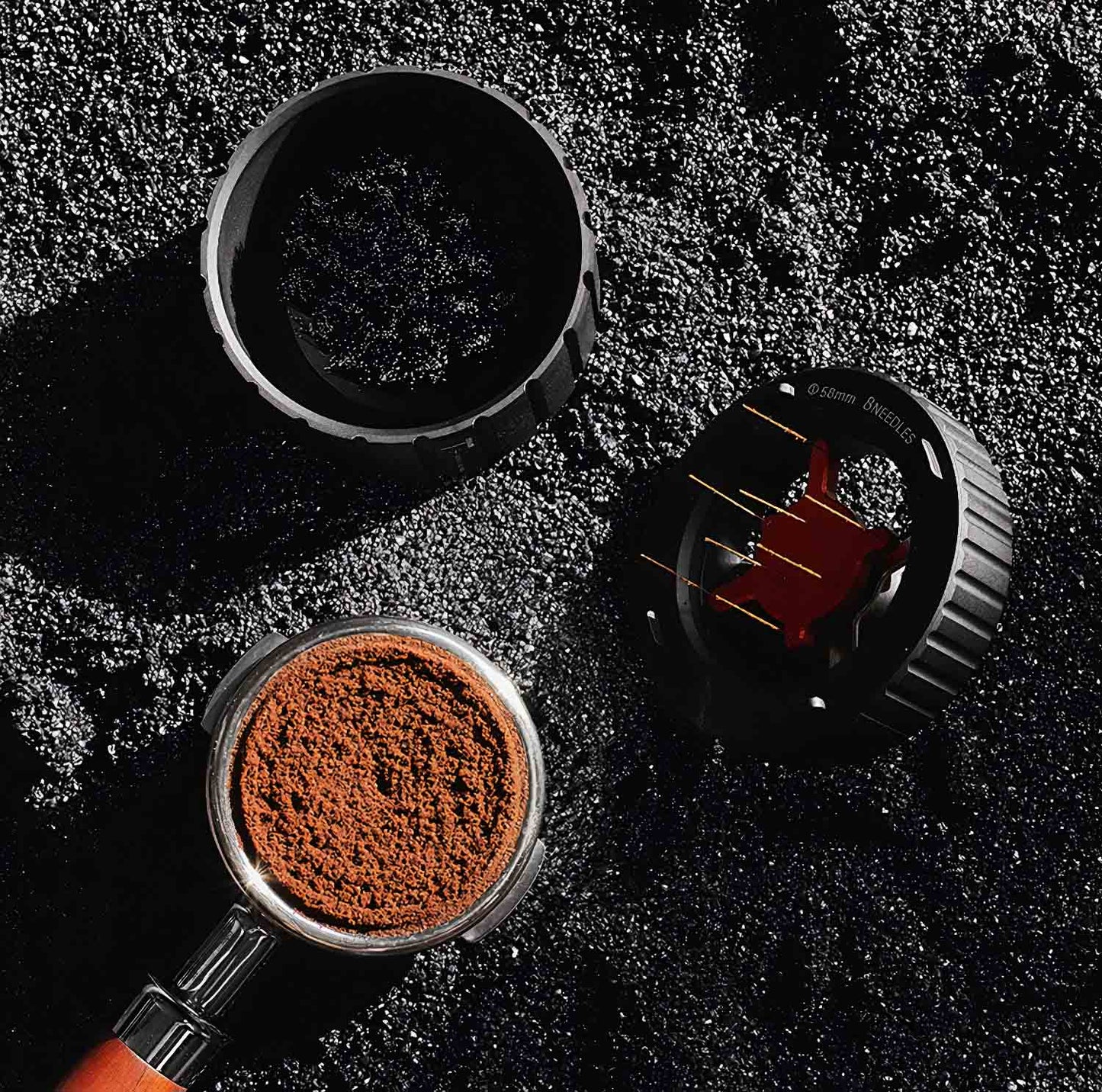 Pi-Shaped  WDT Espresso Tool