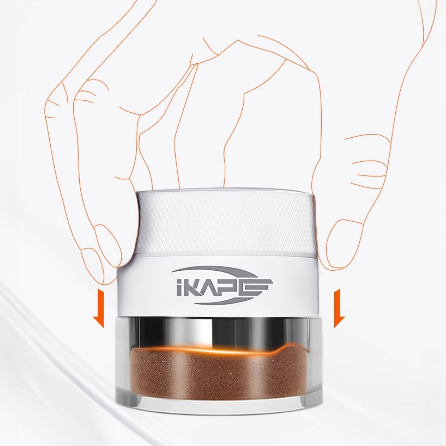 Espresso White Tamper & Distributor