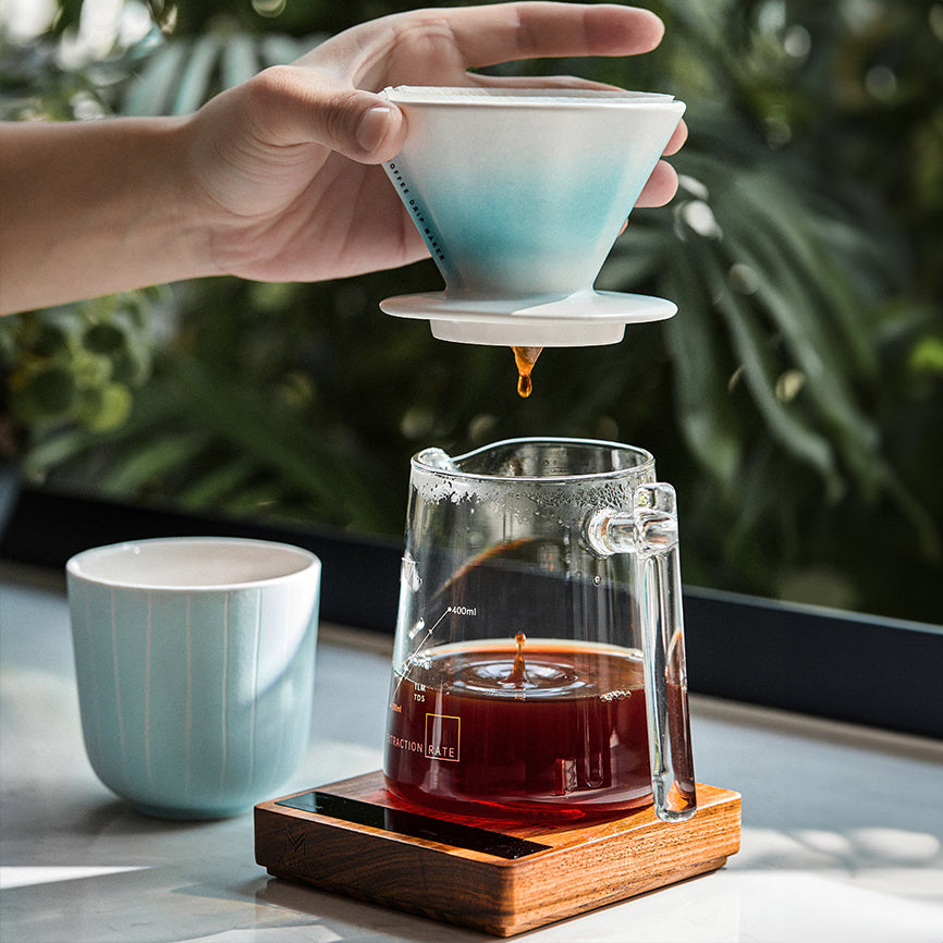 V60 Ceramic Pour Over Coffee Dripper with Sharing Pot