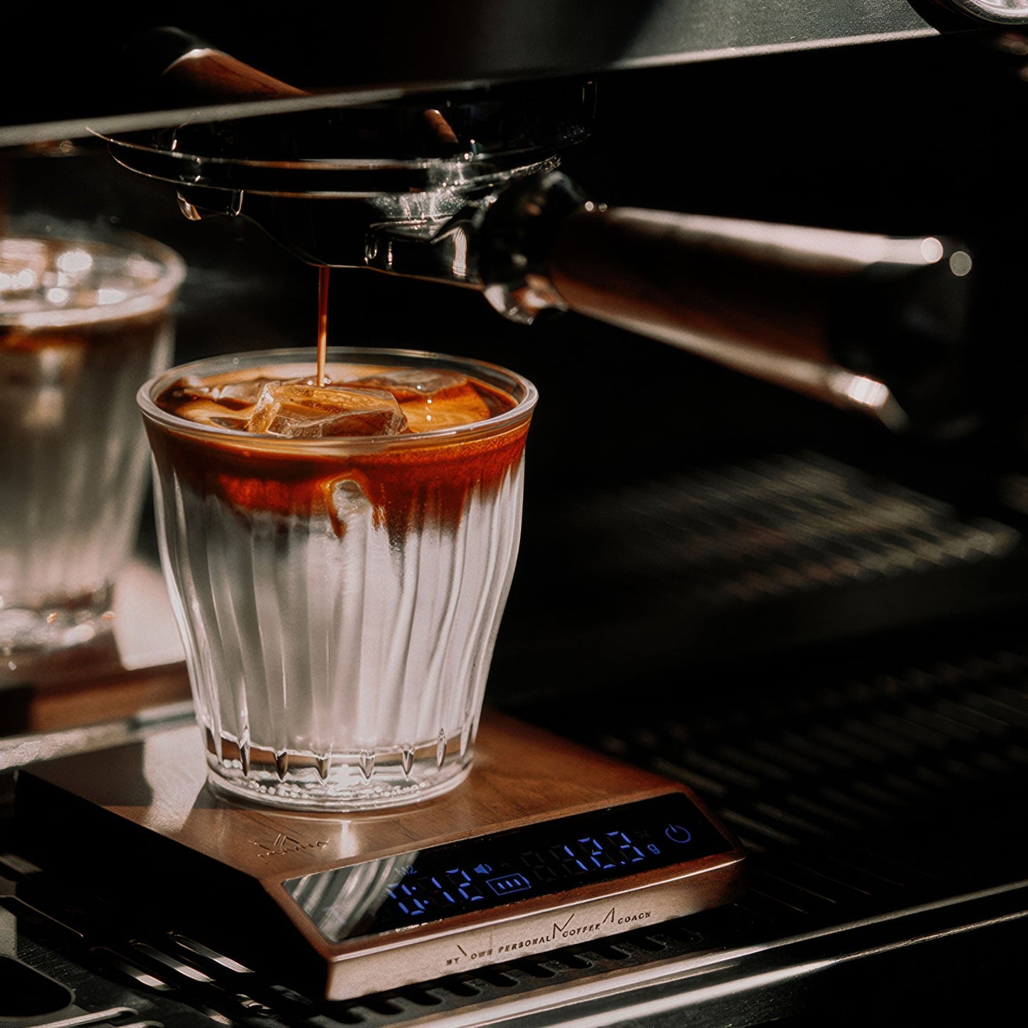 Precision Brew Walnut Digital Coffee Scale