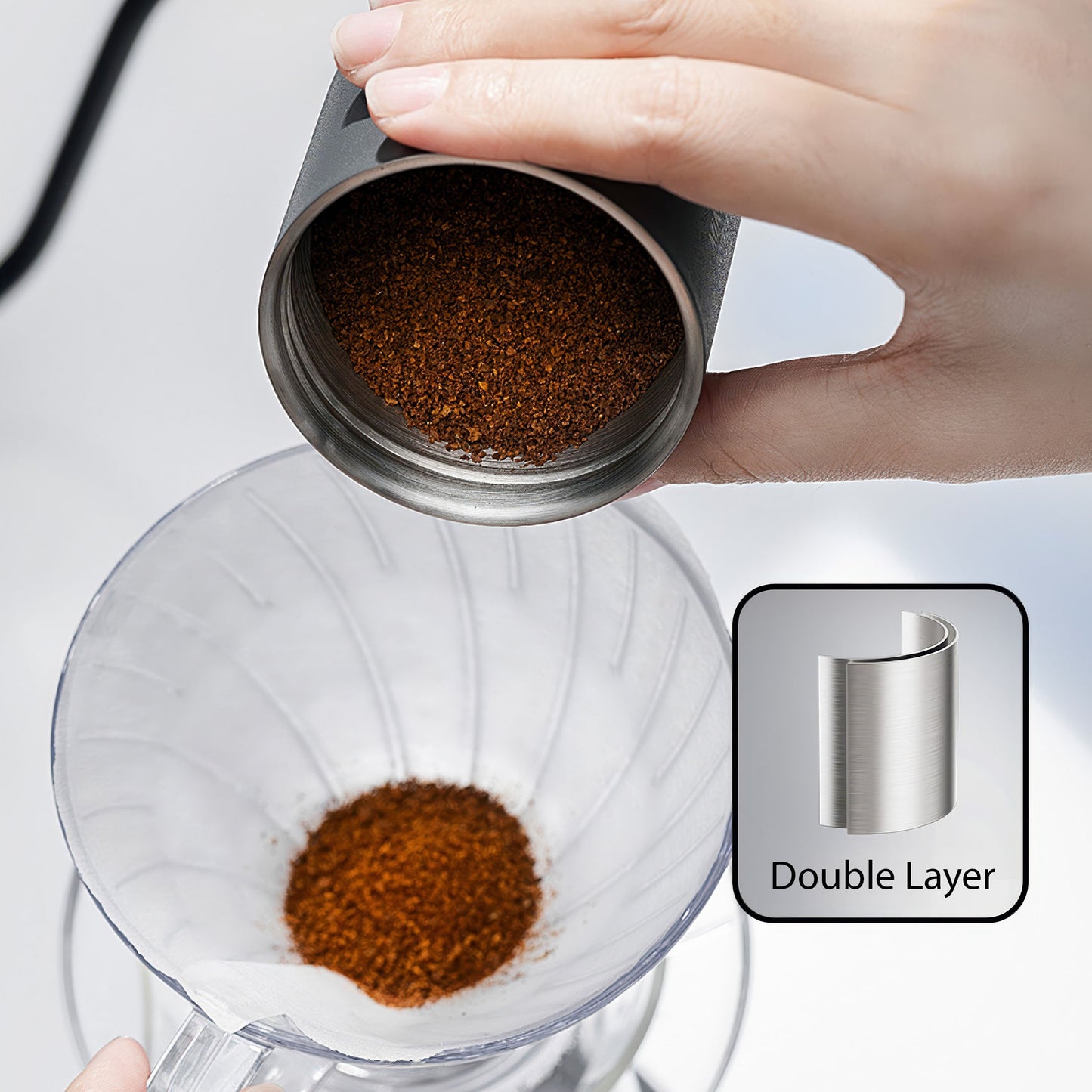 Portable Travel Coffee Bean Canister