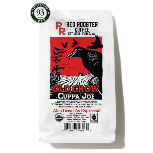 Sippd X Red Rooster Coffee Organic Old Crow Cuppa Joe