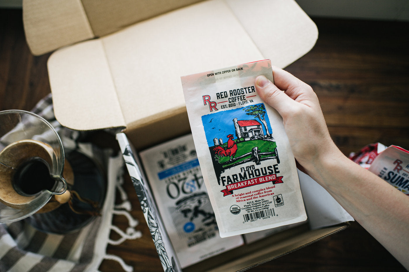 Sippd X Red Rooster Coffee Organic Floyd Farmhouse Breakfast Blend