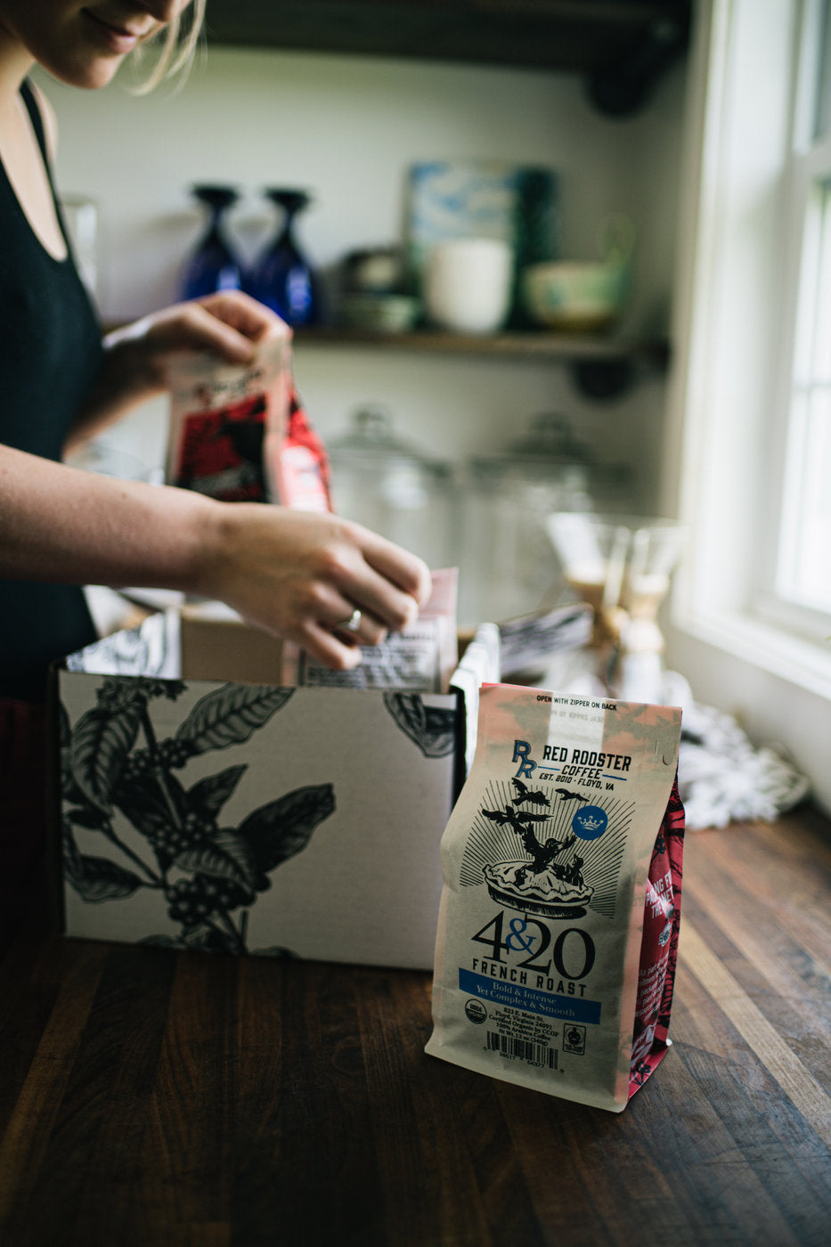 Sippd X Red Rooster Coffee Organic 4&20 French Roast