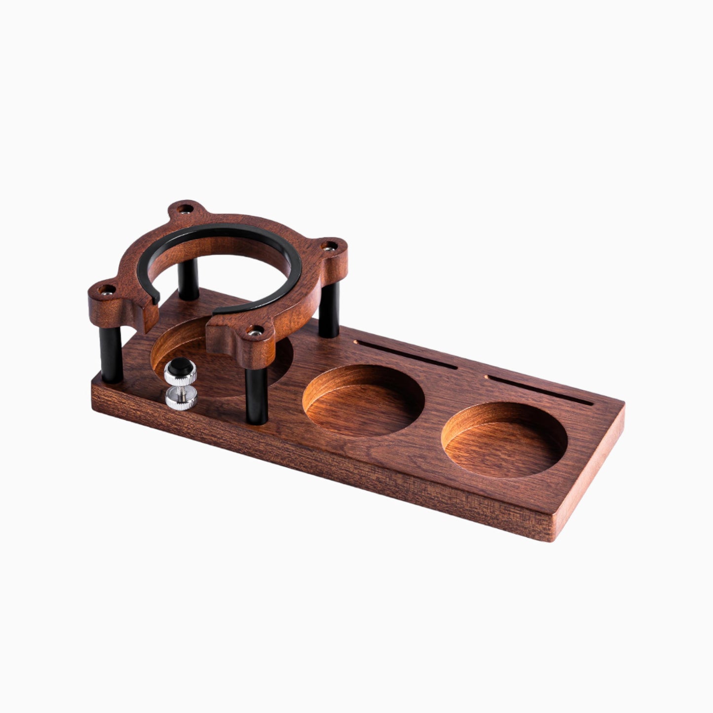 Sapele Wood Espresso Tamper Holder