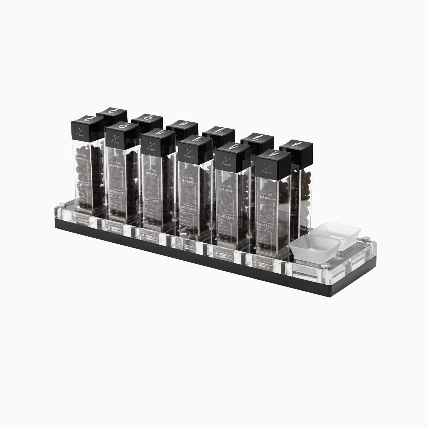 Premium Tubes Coffee Bean Cellars With Stand