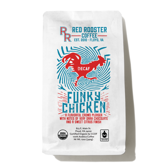 Sippd X Red Rooster Coffee Organic DECAF Funky Chicken